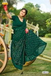 Bipasa By 5D Bandhani Printed Georgette Sarees Wholesale Price In Surat